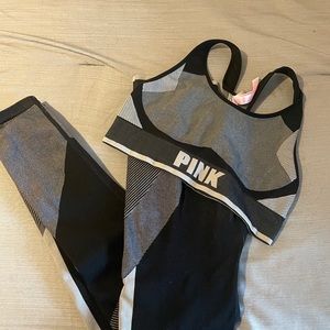 Victoria’s Secret PINK Leggings & Sports Bra Set